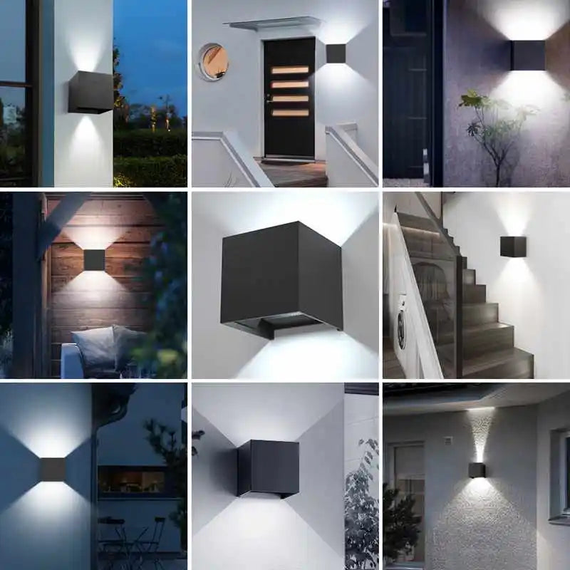 Applique murale exterieur - Éclairage LED Ajustable et Minimaliste