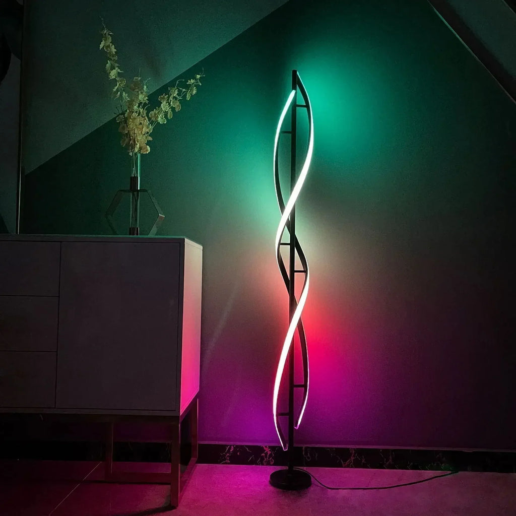Lampadaire salon et lampe de chevet  – Éclairage Design et Élégant pour Intérieur Contemporain