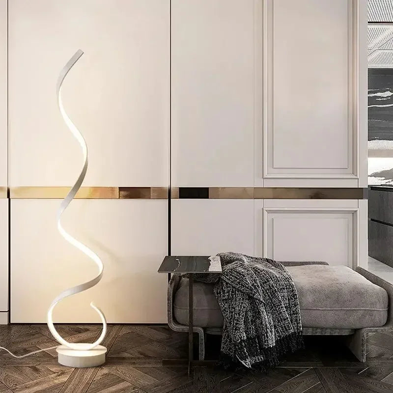 Lampadaire salon  - Design Sculptural et Éclairage Ambiance