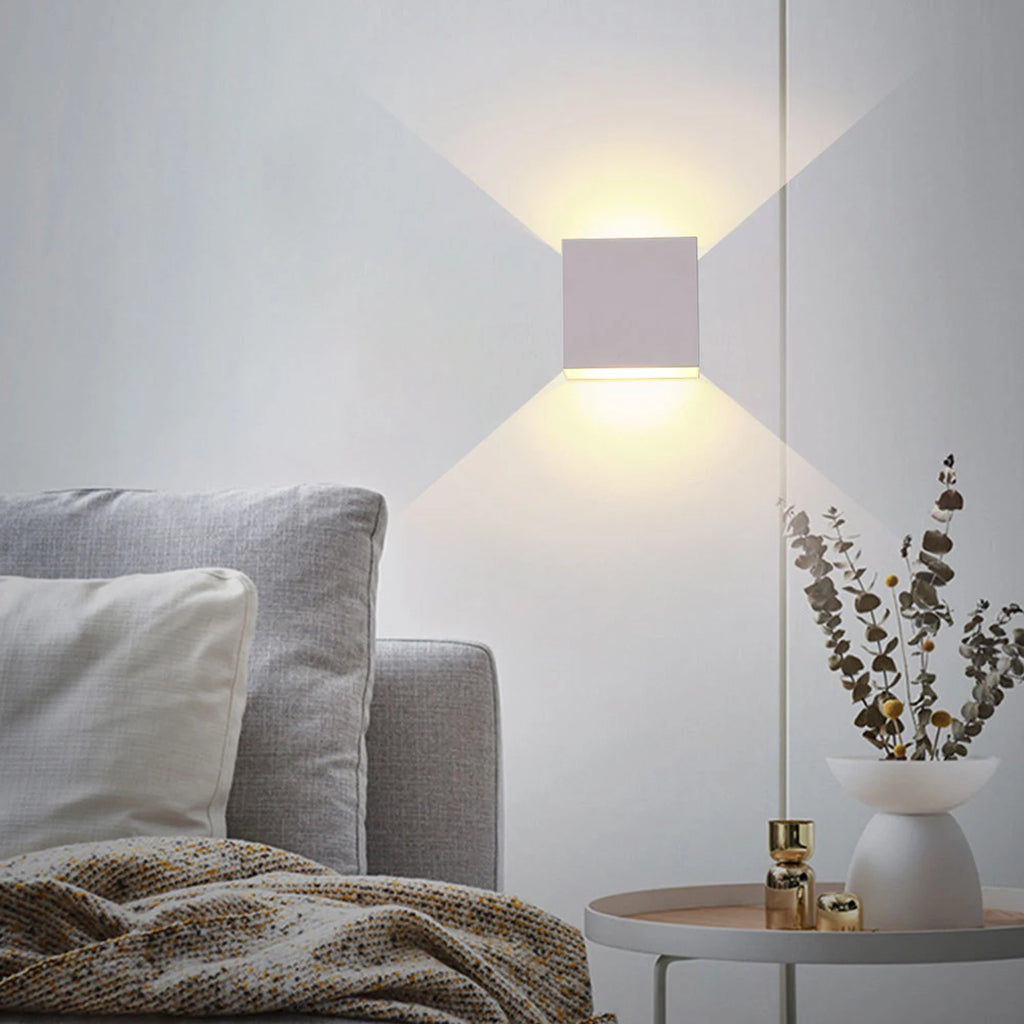 Applique murale chambre - Éclairage Bidirectionnel Intérieur/Extérieur IP65