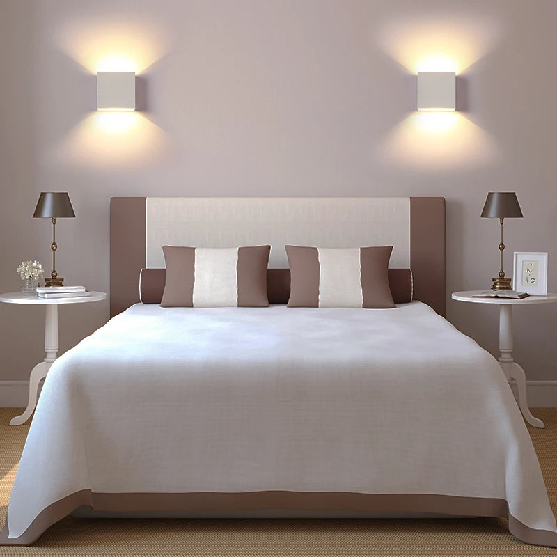 Applique murale chambre - Éclairage Bidirectionnel Intérieur/Extérieur IP65