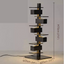 Lampadaire salon – Design Architectural et Éclairage Unique pour Intérieur Moderne