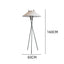 Lampadaire salon – Design Minimaliste avec Abat-Jour Évasé pour Intérieur Contemporain