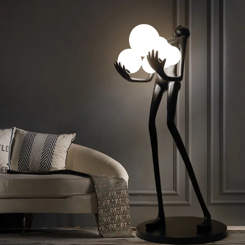 Lampadaire salon – Éclairage Artistique et Moderne pour Intérieur Unique