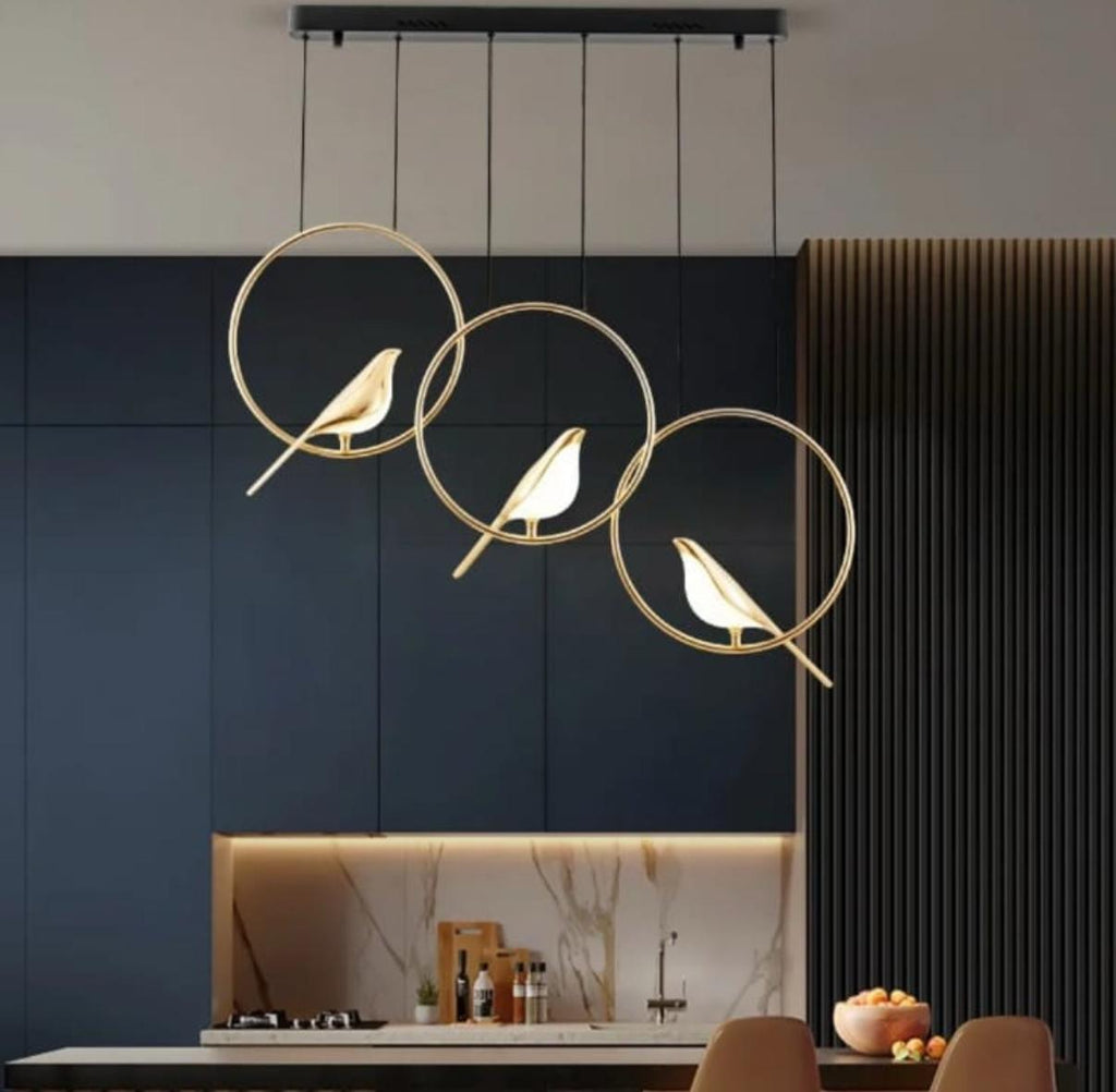 Suspension luminaire Murano Birds – Élégance Lumineuse et Poésie Contemporaine